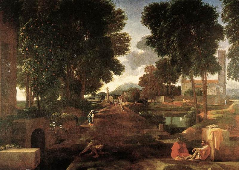 Nicolas Poussin A Roman Road 1648 Oil on canvas china oil painting image